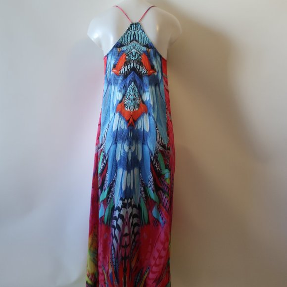 TRUE COLOURS BY LA MODA CLOTHING MAXI DRESS S/M * - Picture 8 of 12
